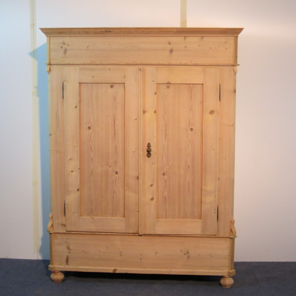 Old pine double wardrobe - dismantles