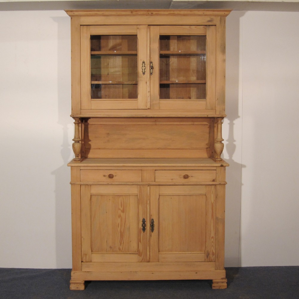 Large old French pine dresser