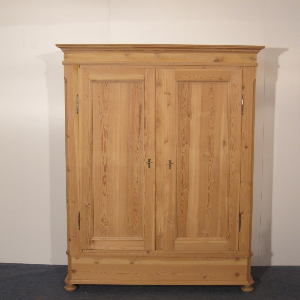 Old Danish pine wardrobe