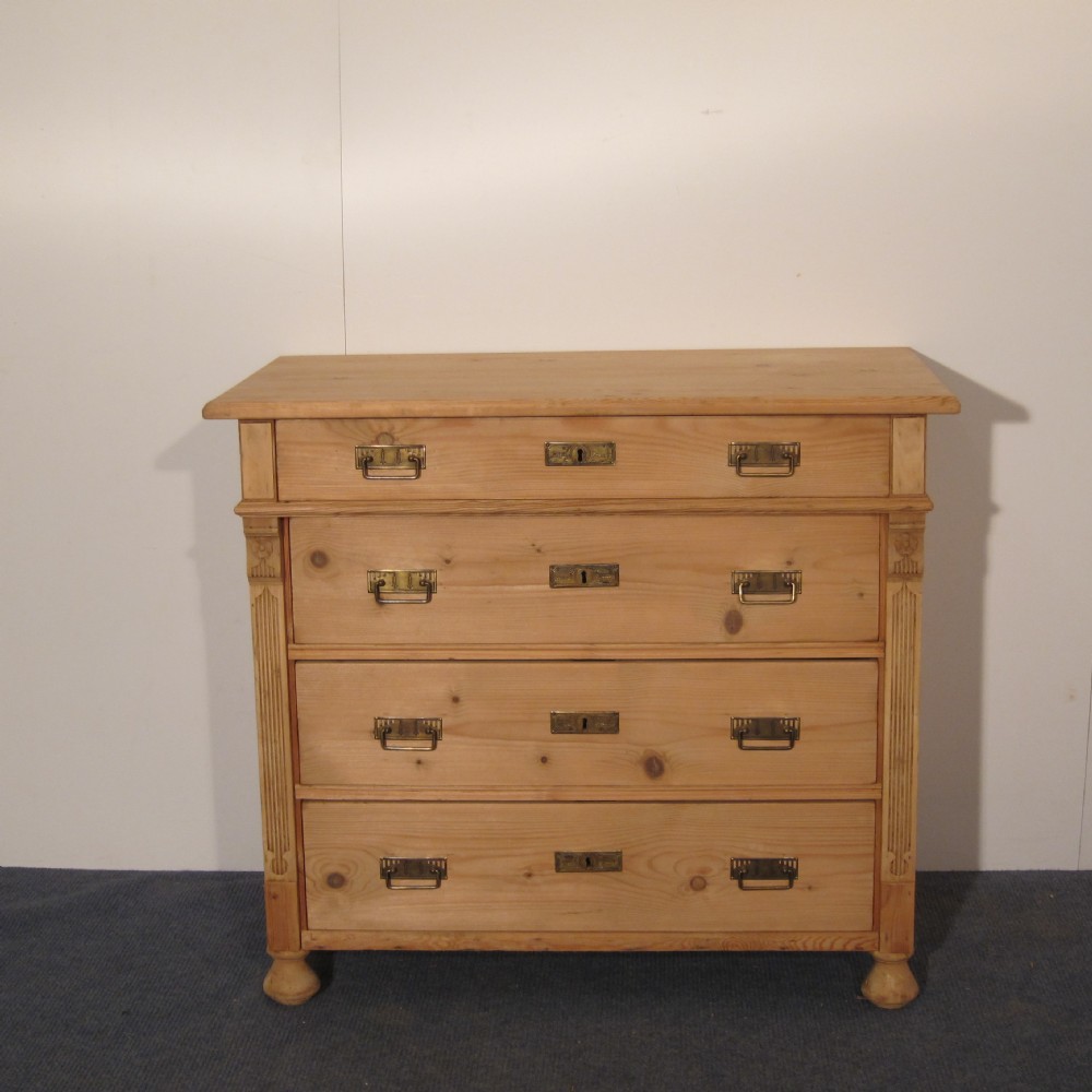 Antique pine chest of drawers