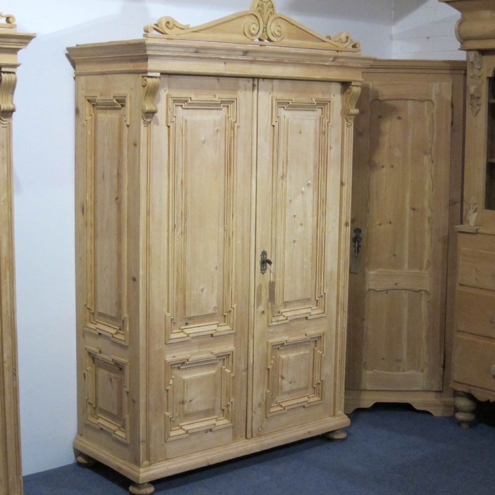 Beautiful antique pine wardrobe