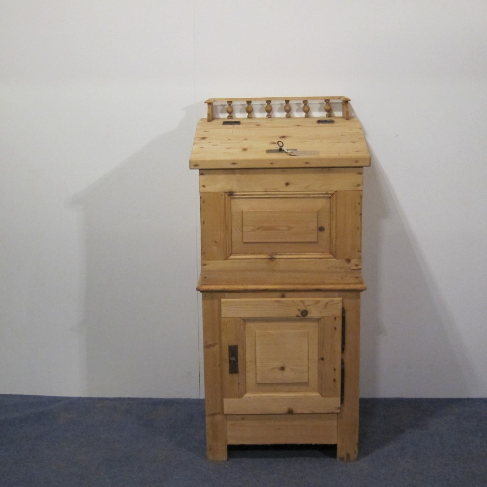 Antique Pine Teachers Lectern c.1880