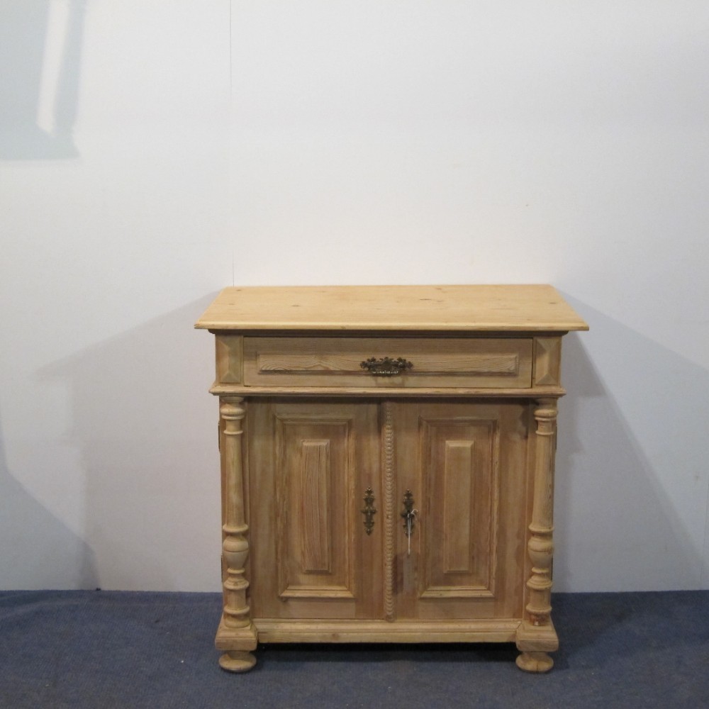 Ornate Antique Pine Cupboard c.1915 (TV Store cupboard)