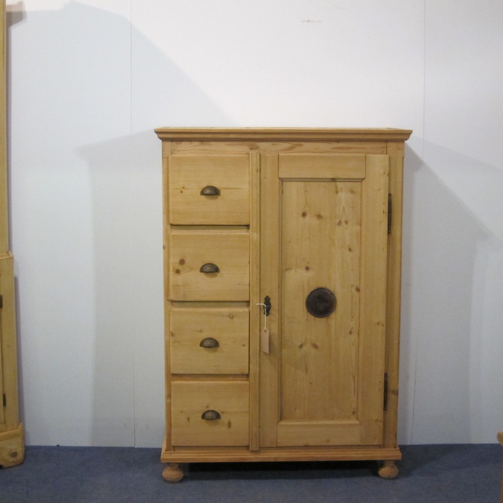 Four Drawer Antique Pine Larder c.1900's