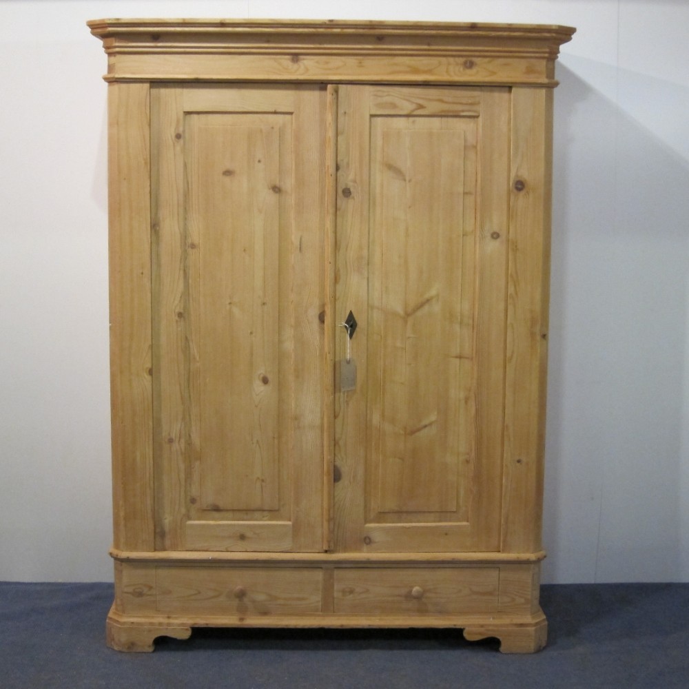 19th Century Double Door Antique Wardrobe 