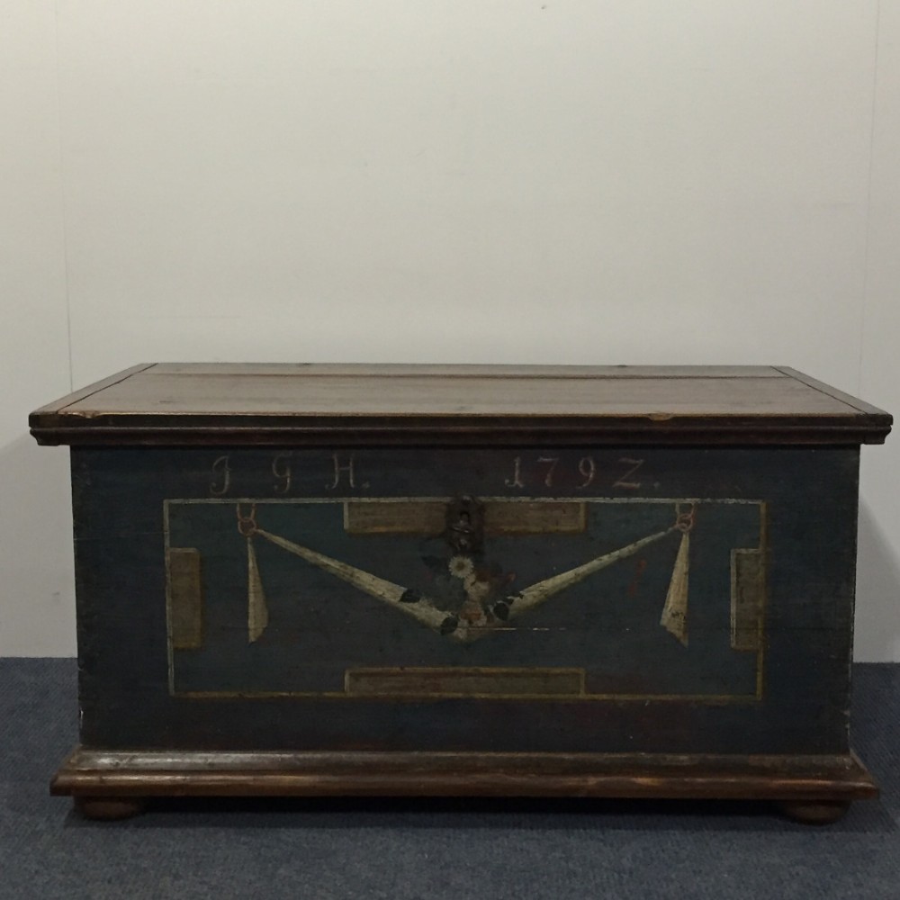 Stunning Antique Marriage Chest c.1792