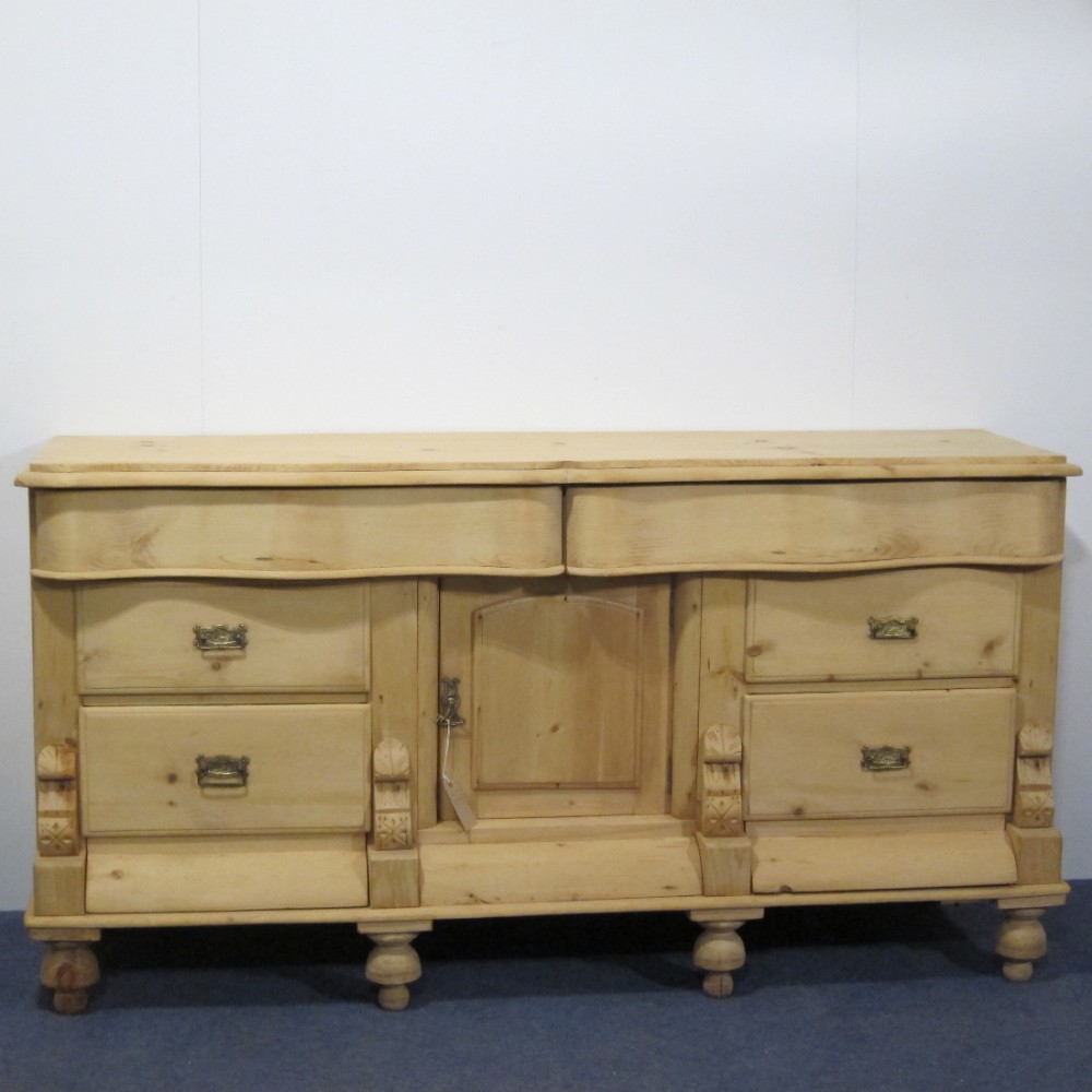 Elaborate Victorian Country Farmhouse Sideboard 