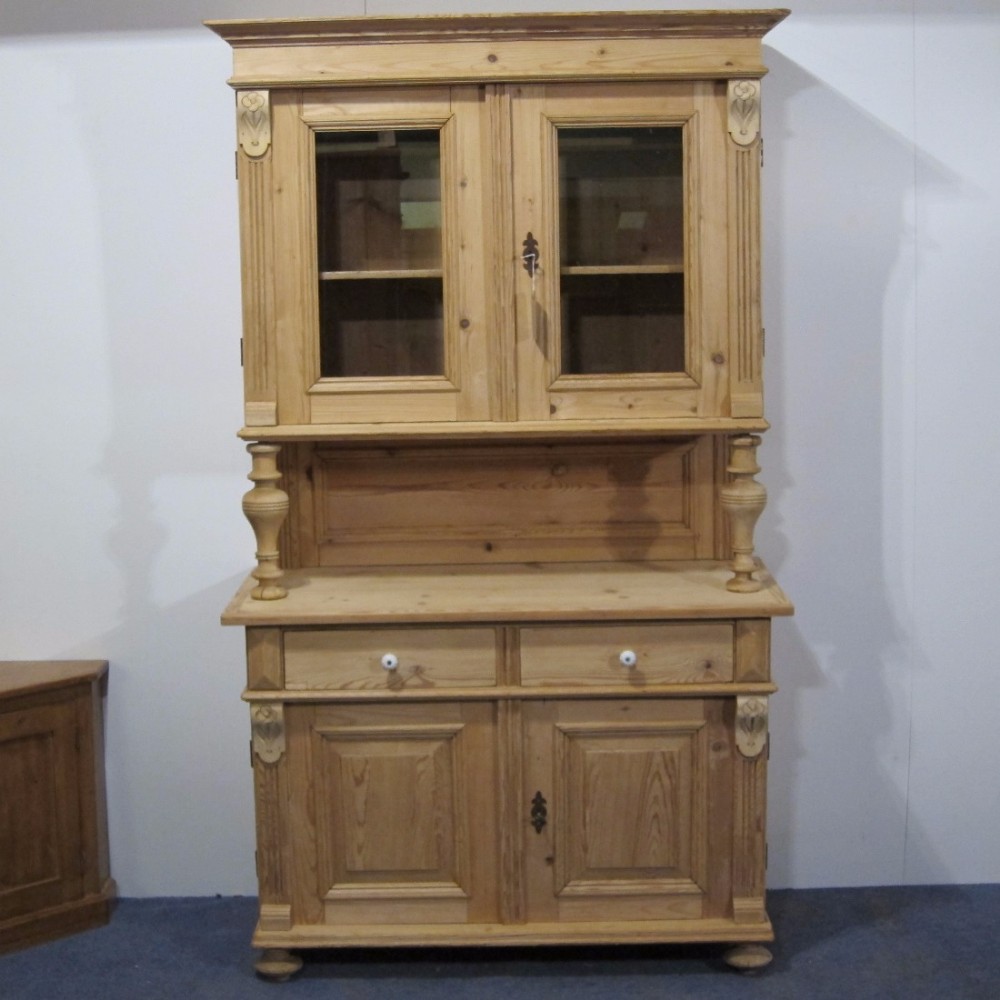 Glazed Top, Antique Farmhouse Dresser 