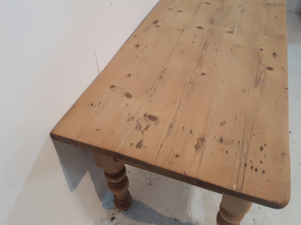 Victorian Pine Farmhouse Preparation Table  View VII