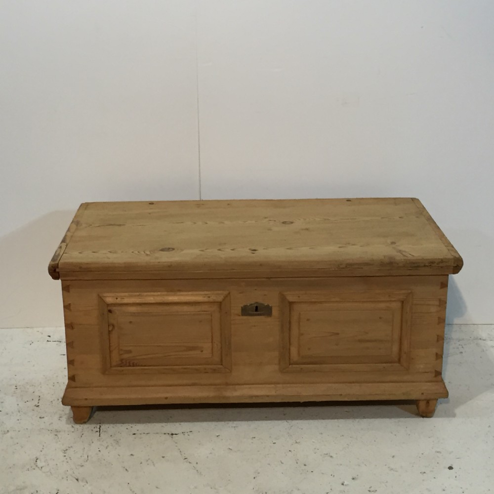 Mid 1800's Old Pine Blanket Chest 