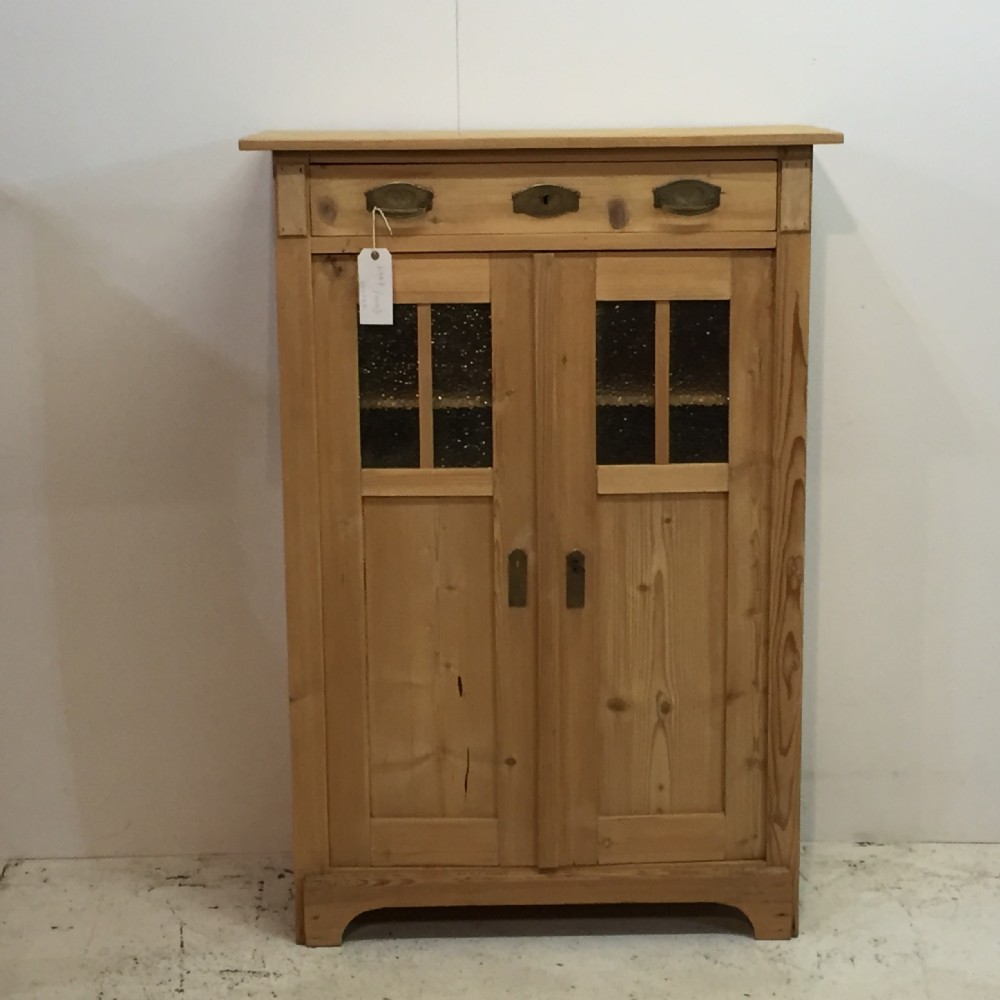Tall, Slim, Antique Pine Storage Cupboard 