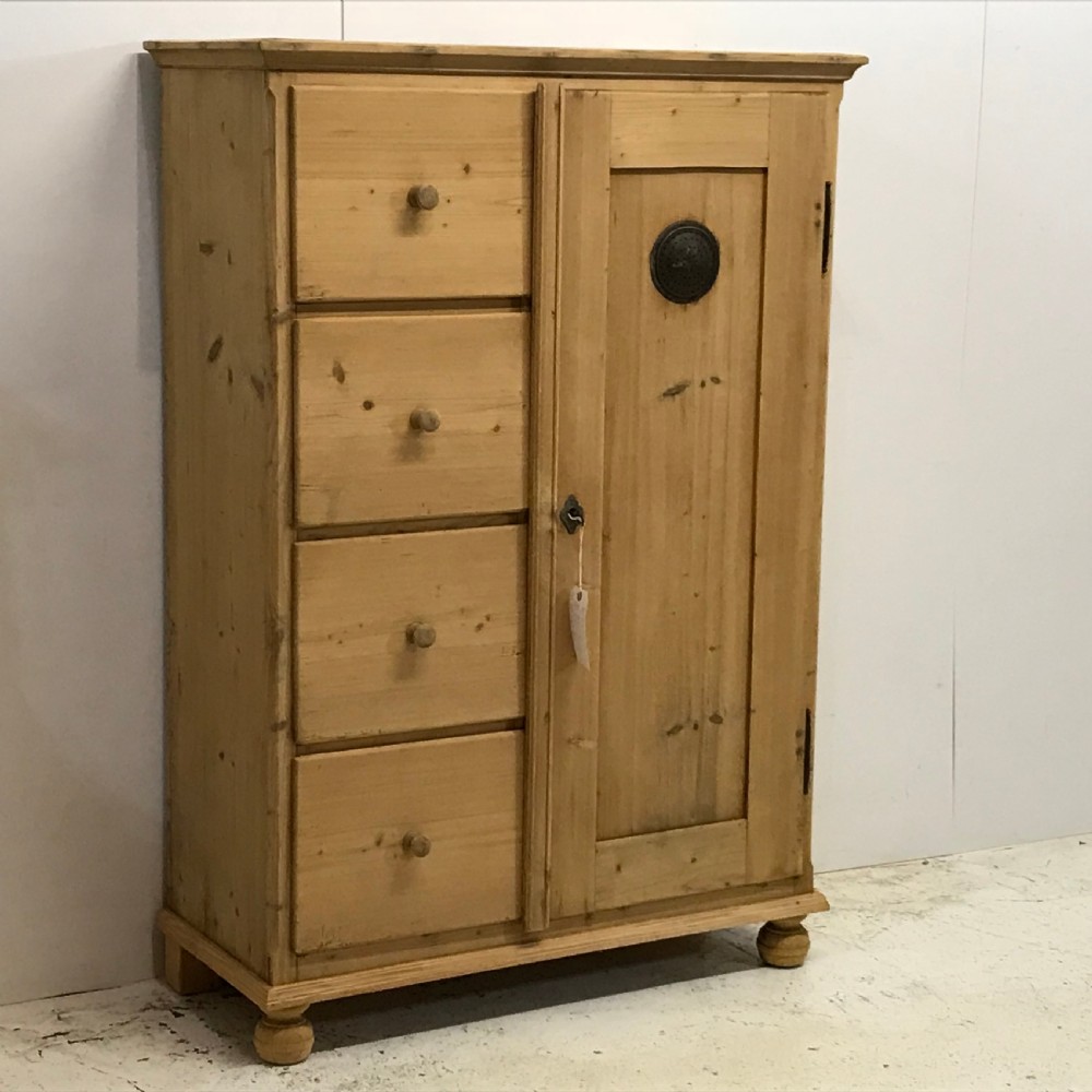 Large 19th Century Farmhouse Larder Cupboard View II