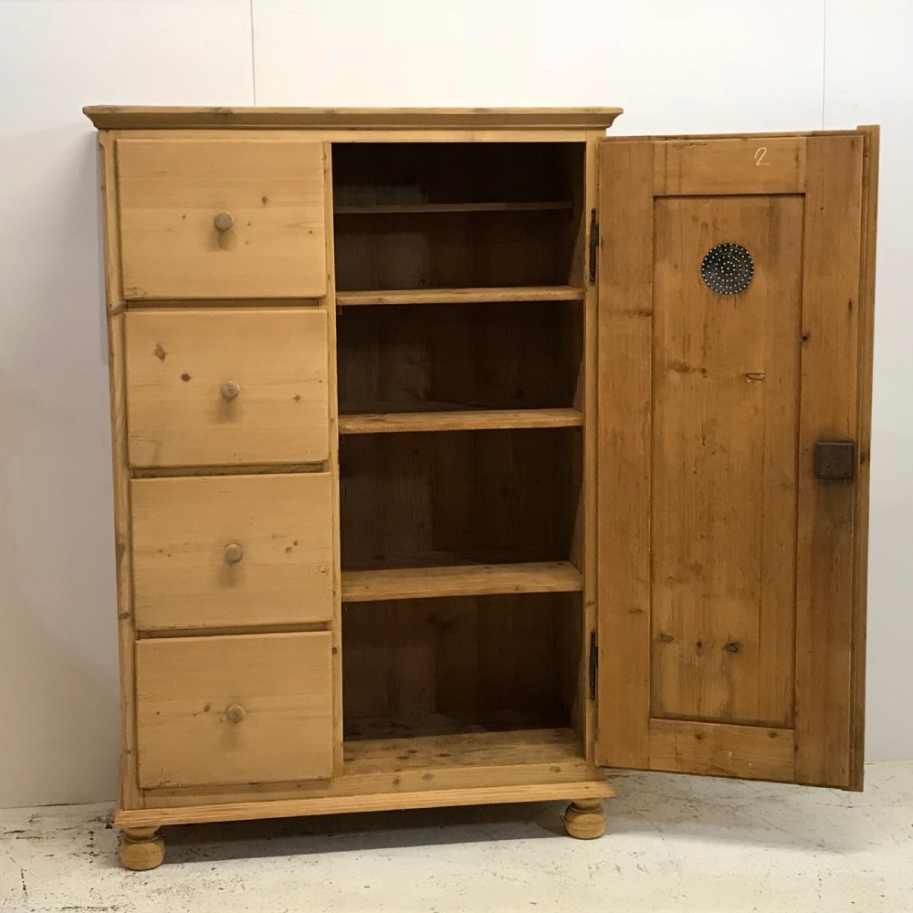 Large 19th Century Farmhouse Larder Cupboard View VI