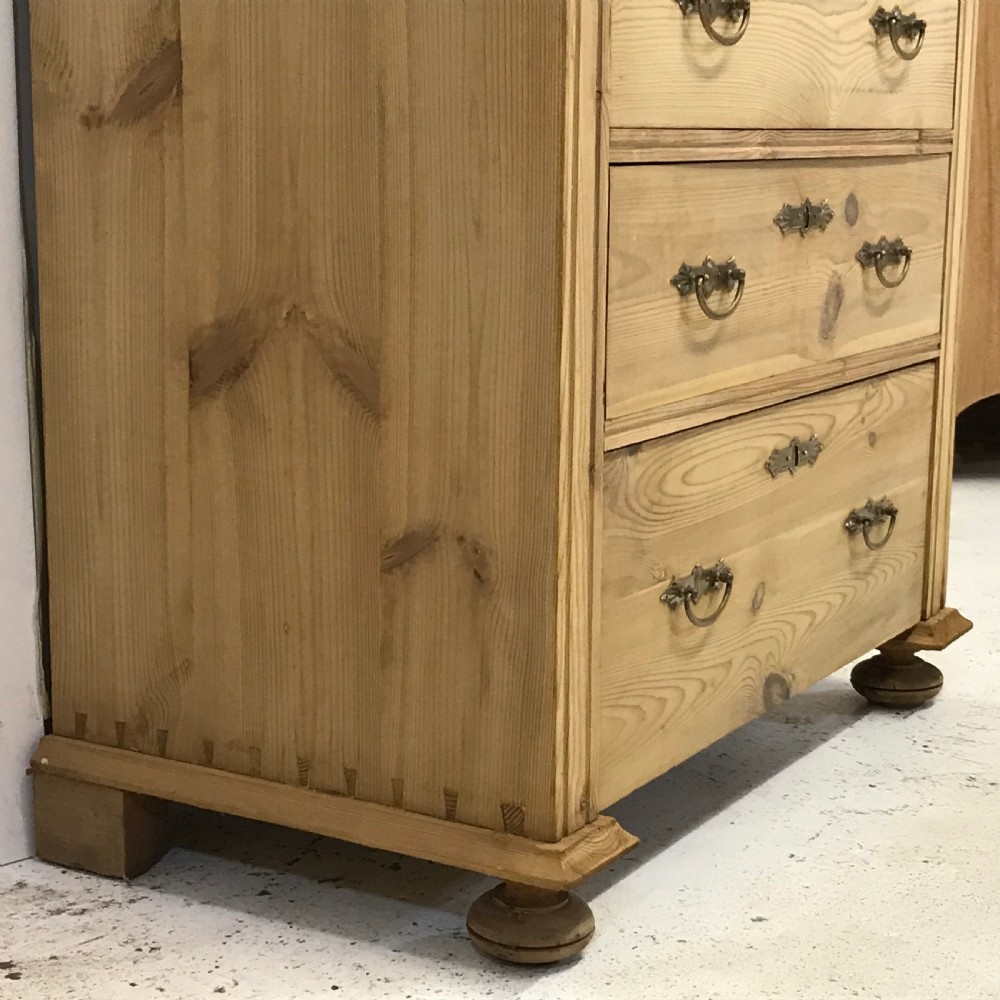 Antique Pine Danish Bank of Drawers c.1910 View VII