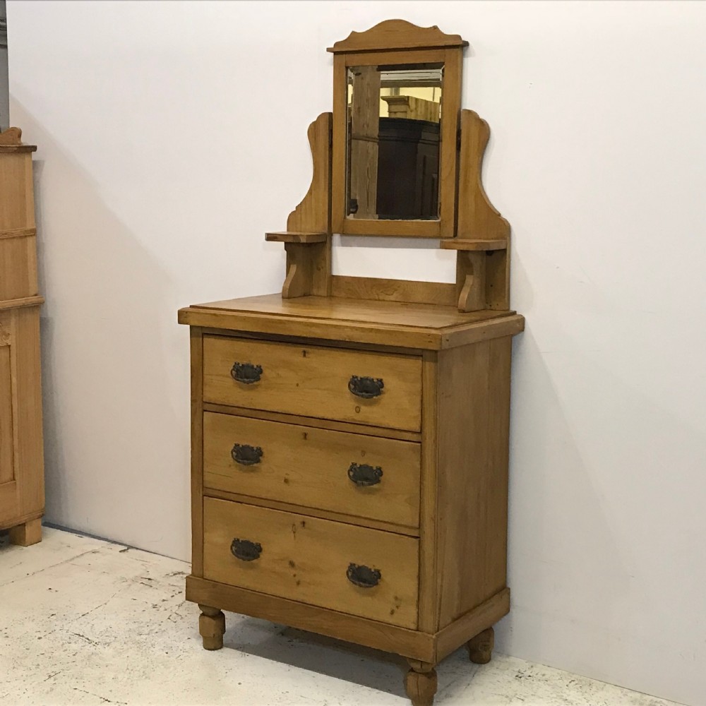 OLD ENGLISH PINE DRESSING CHEST  View III