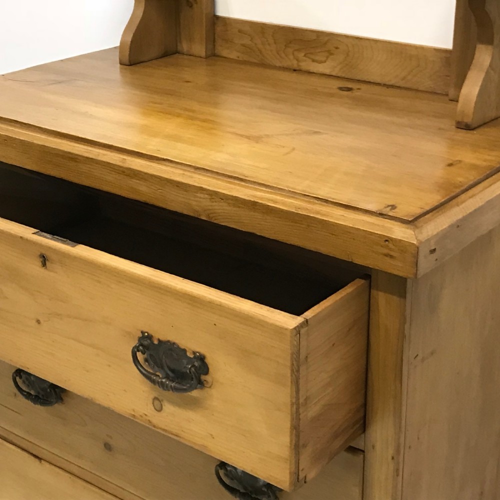 OLD ENGLISH PINE DRESSING CHEST  View VII