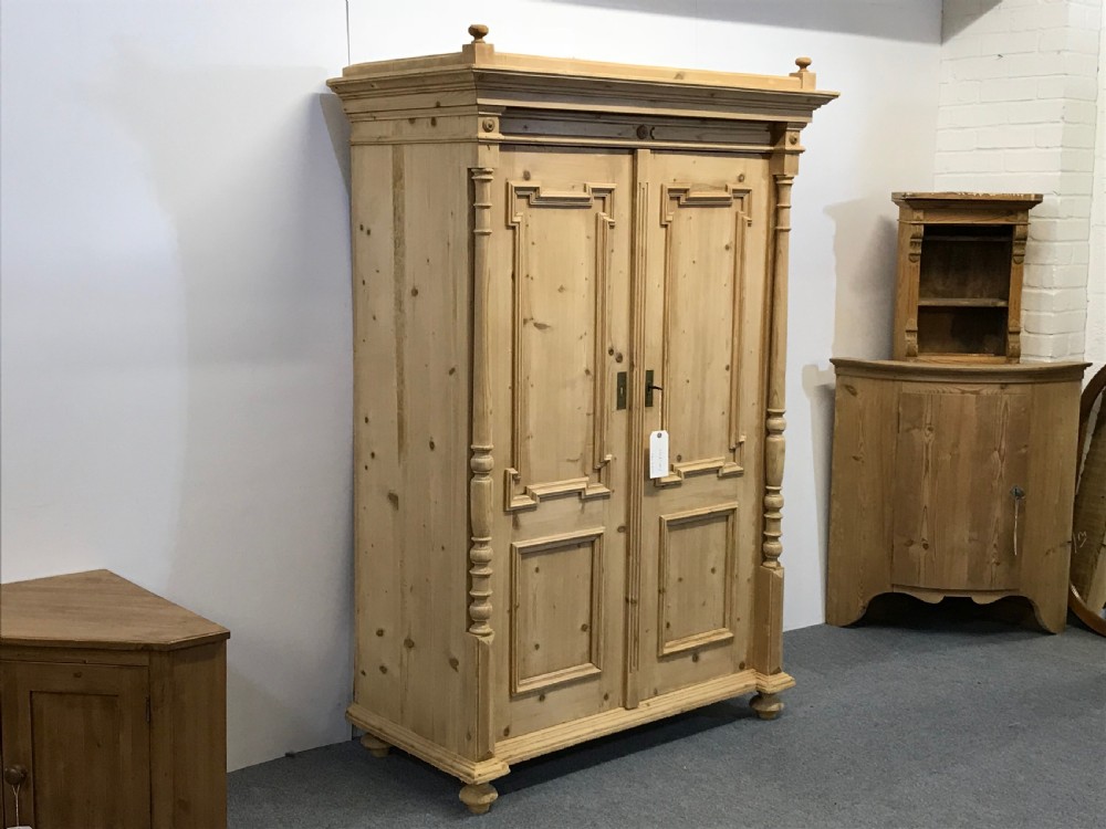 Art Deco Pine Cupboard c.1920 View IV