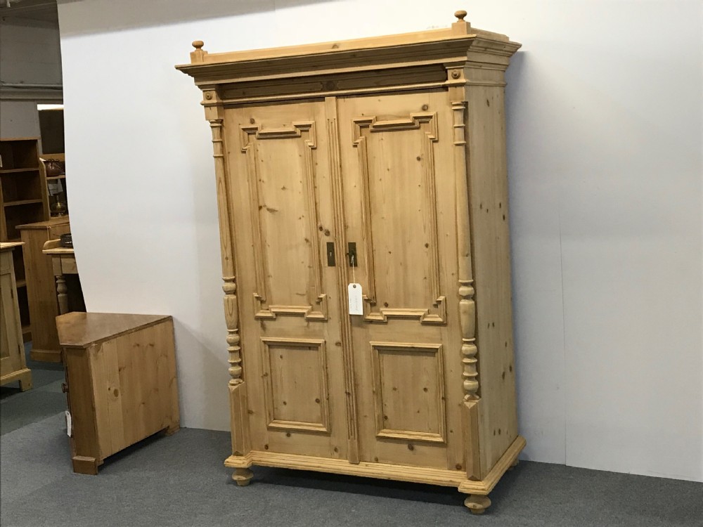 Art Deco Pine Cupboard c.1920 View V
