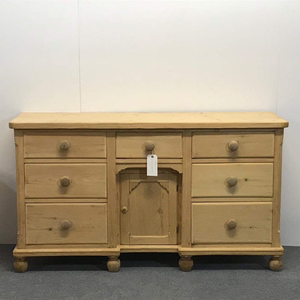 Victorian Yorkshire Pine Kitchen Farmhouse Sideboard