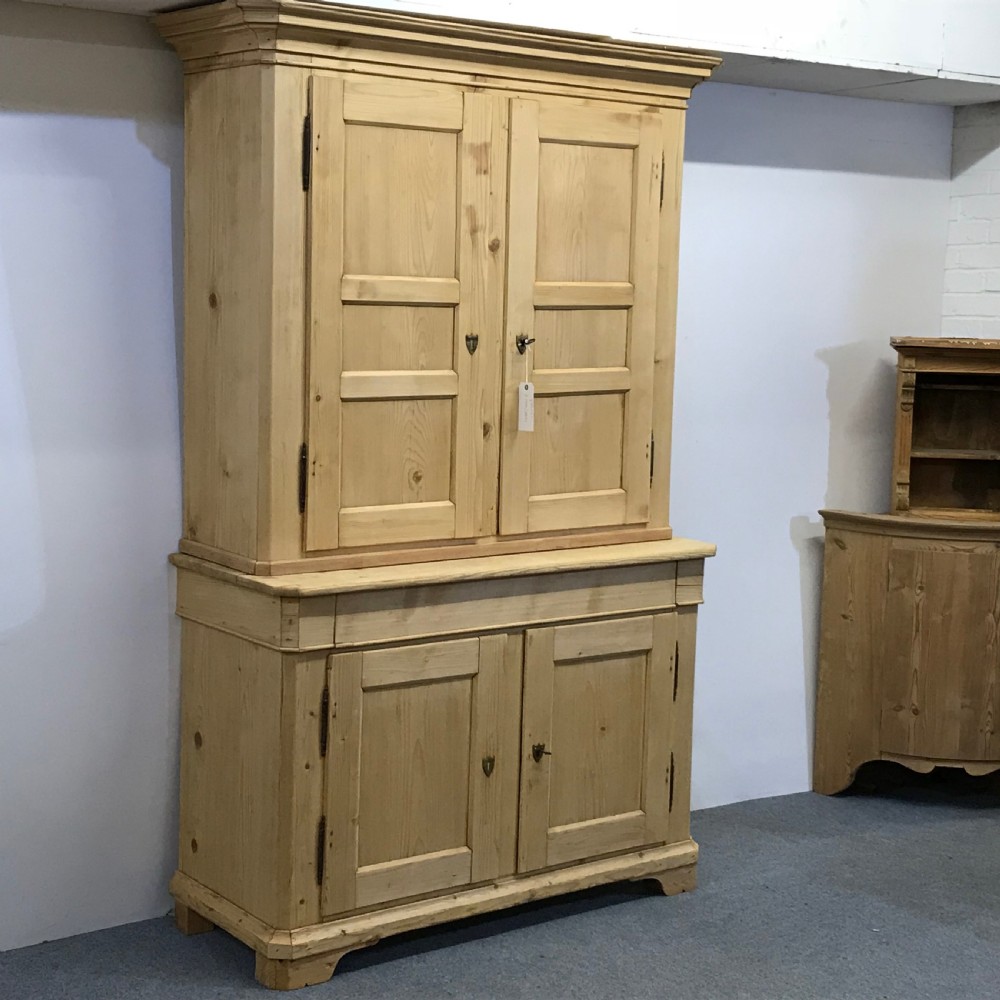 Stunning 19th Century Large French Pine Housekeepers Cupboard  View II