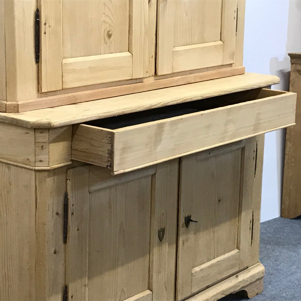 Stunning 19th Century Large French Pine Housekeepers Cupboard  View III
