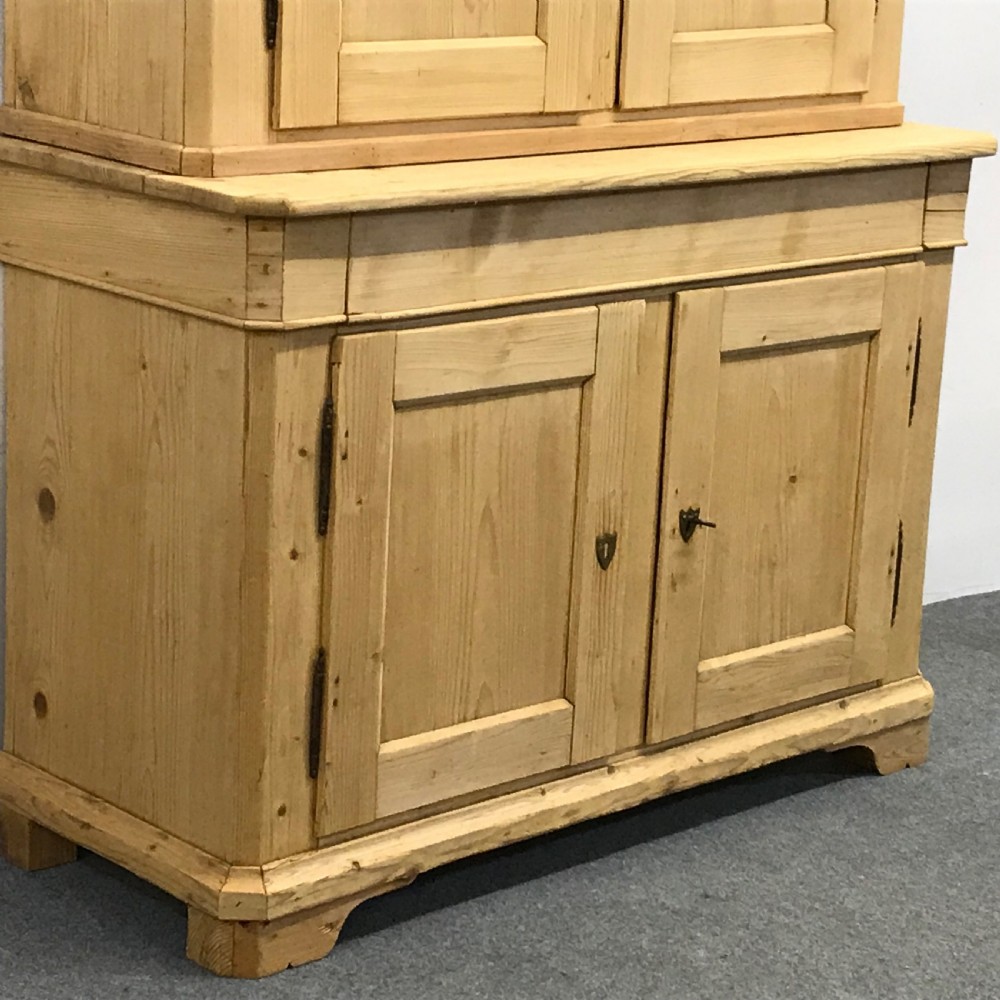 Stunning 19th Century Large French Pine Housekeepers Cupboard  View IV
