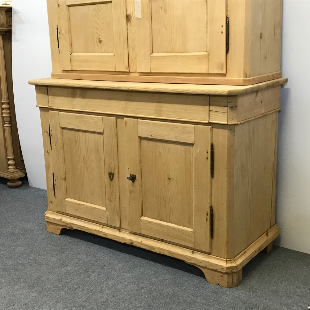 Stunning 19th Century Large French Pine Housekeepers Cupboard  View VI