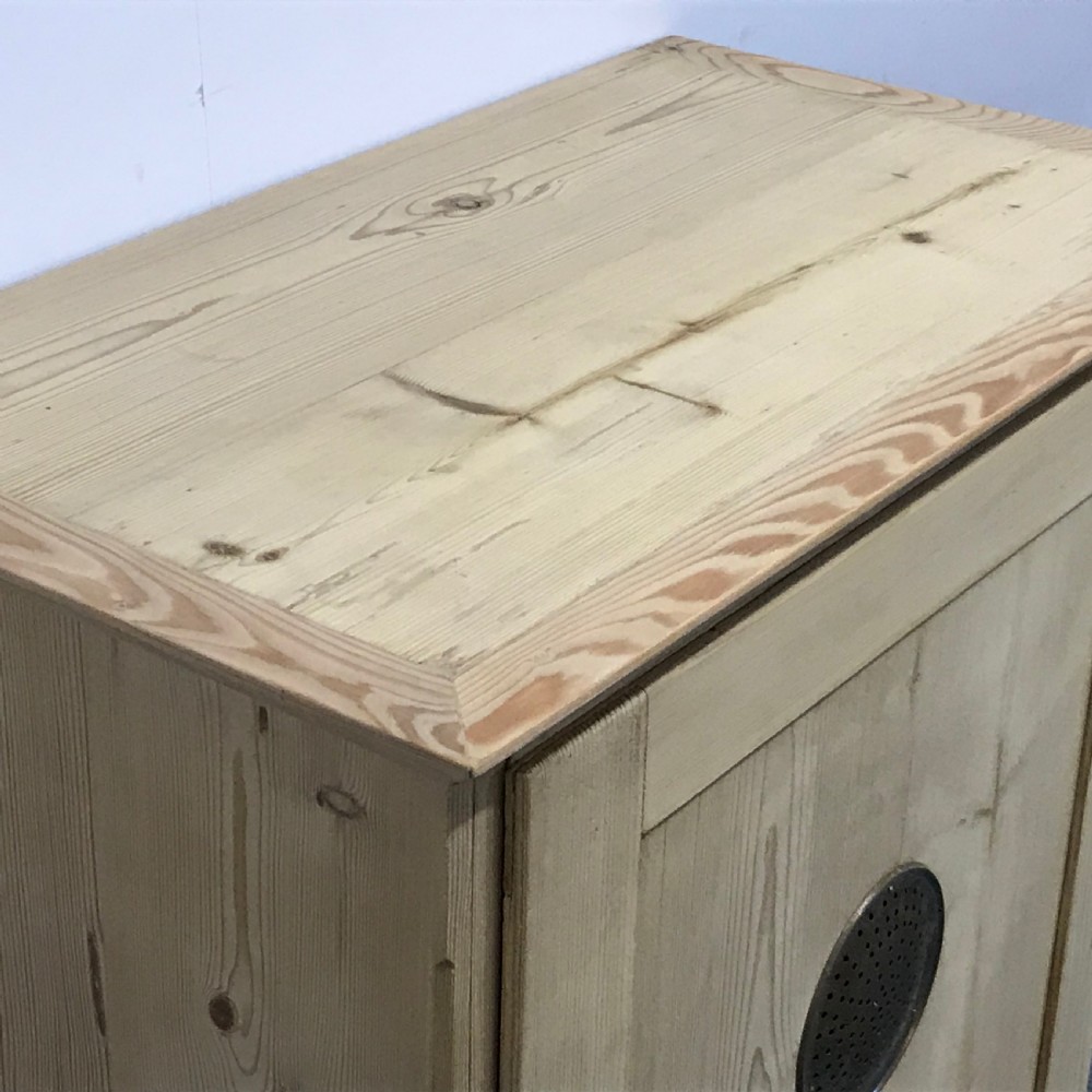 Antique Pine Farmhouse Kitchen Food Store Cupboard  View VI