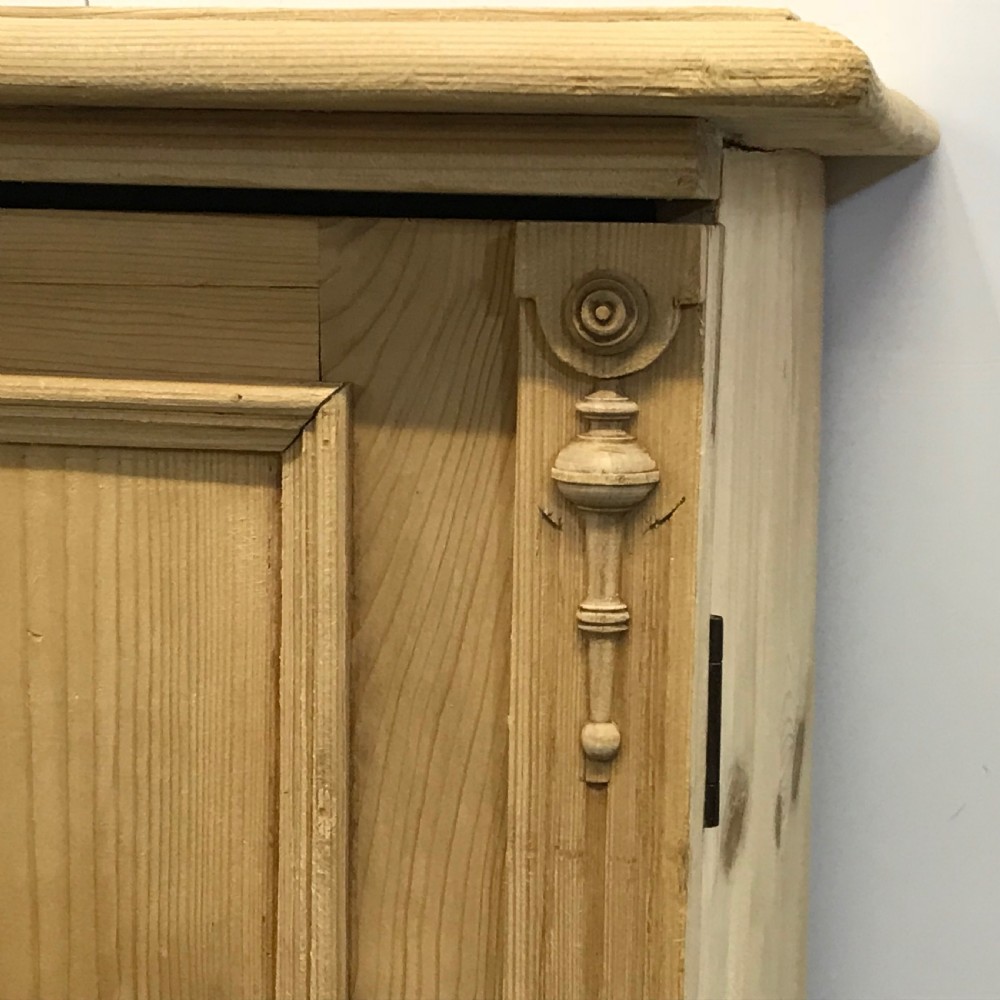 Antique Pine Bedside Book & Lamp Cupboard  View VII