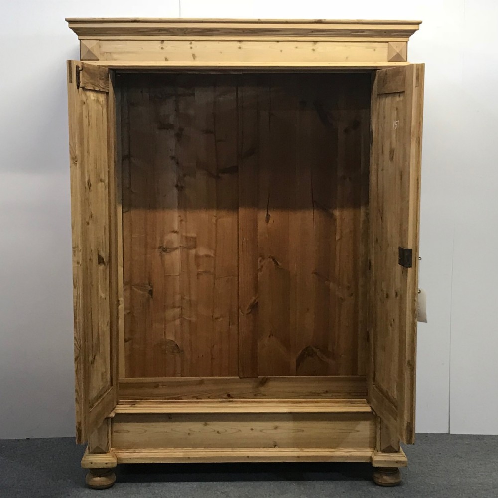 LARGE CHILDREN'S ANTIQUE PINE WARDROBE WHICH DISMANTLES  View II