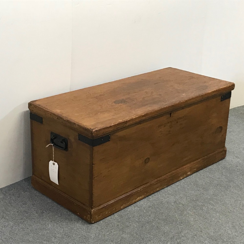 EARLY VICTORIAN PINE CHEST  View II