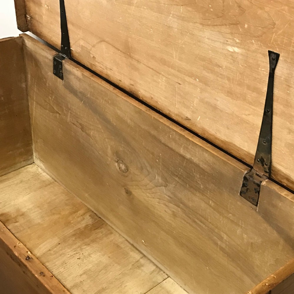 EARLY VICTORIAN PINE CHEST  View VI