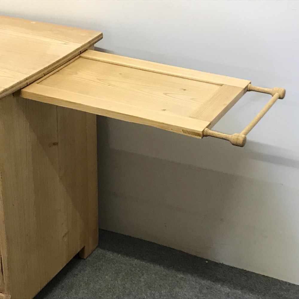 Old Pine Storage Cupboard with Towel Rail & Chopping Board  View VII