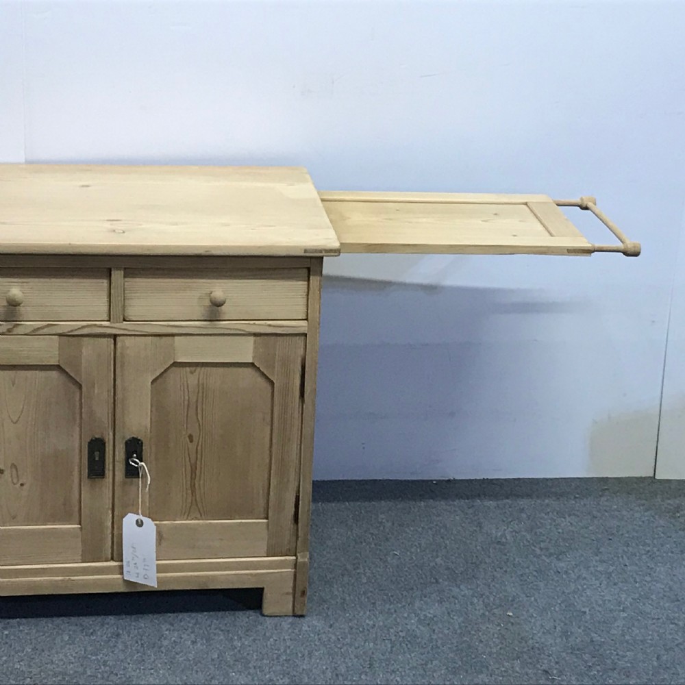 Old Pine Storage Cupboard with Towel Rail & Chopping Board  View VIII
