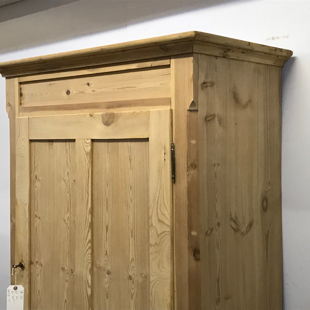 TALL & SLENDER ANTIQUE PINE DANISH LINEN CUPBOARD View VIII