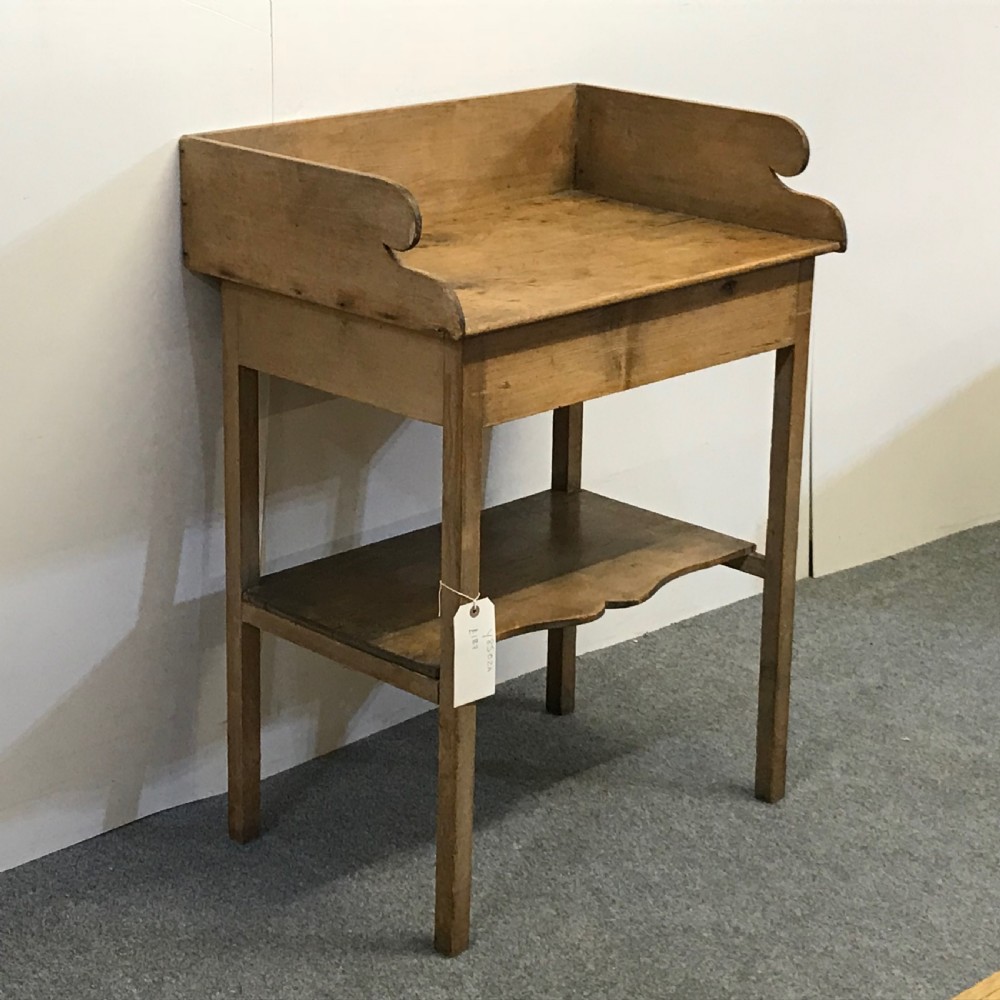 SMALL VICTORIAN PINE WASH STAND 