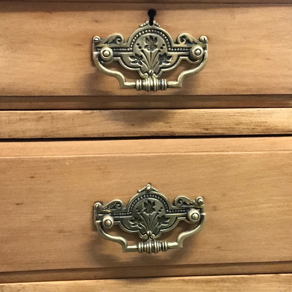 Antique Satin Walnut Office Desk View V