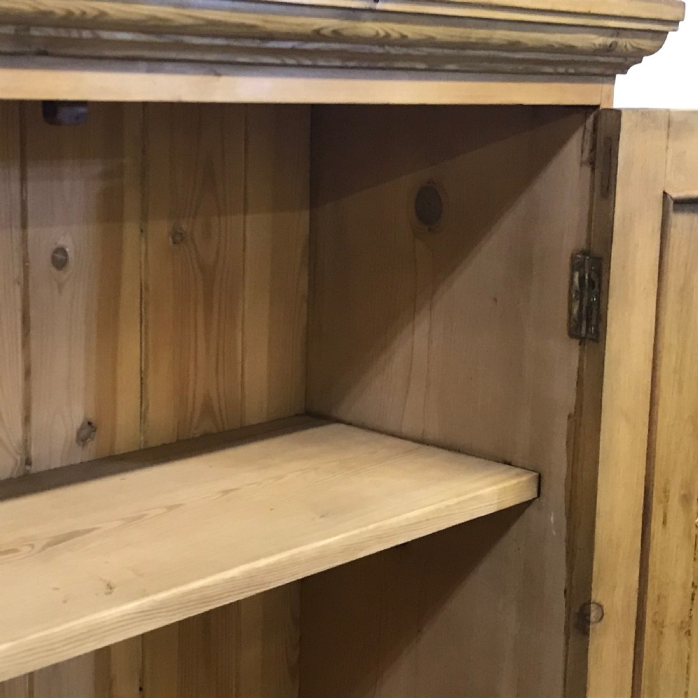 OLD ENGLISH PINE SCHOOL STORE CUPBOARD View II
