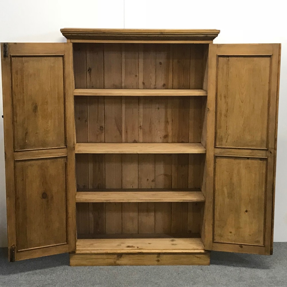 OLD ENGLISH PINE SCHOOL STORE CUPBOARD View III