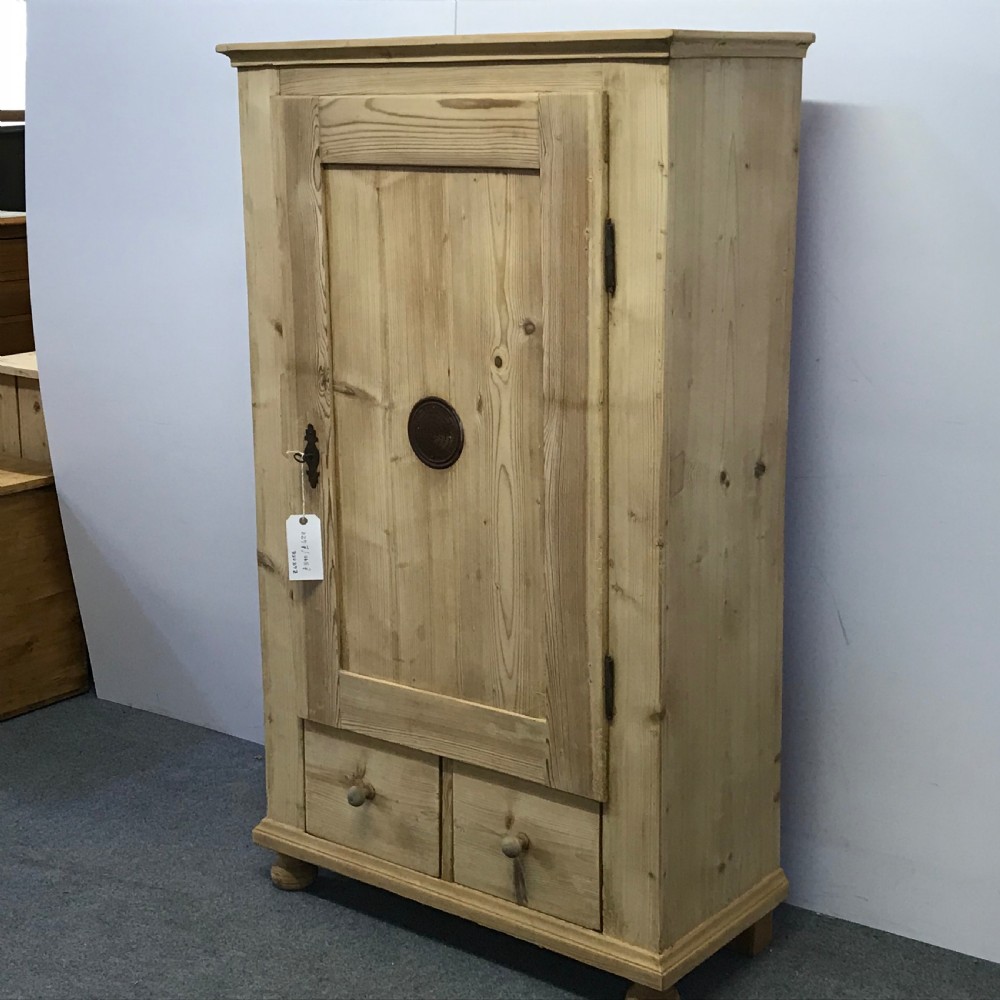 OLD PINE KITCHEN LARDER CUPBOARD WITH DRAWERS View II