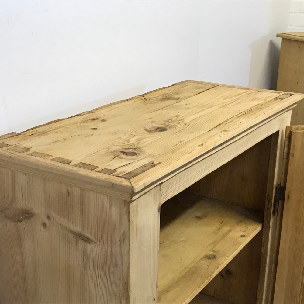 OLD PINE KITCHEN LARDER CUPBOARD WITH DRAWERS View IV
