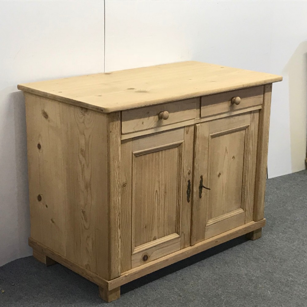 1920's SMALL PINE KITCHEN FARMHOUSE CUPBOARD View II