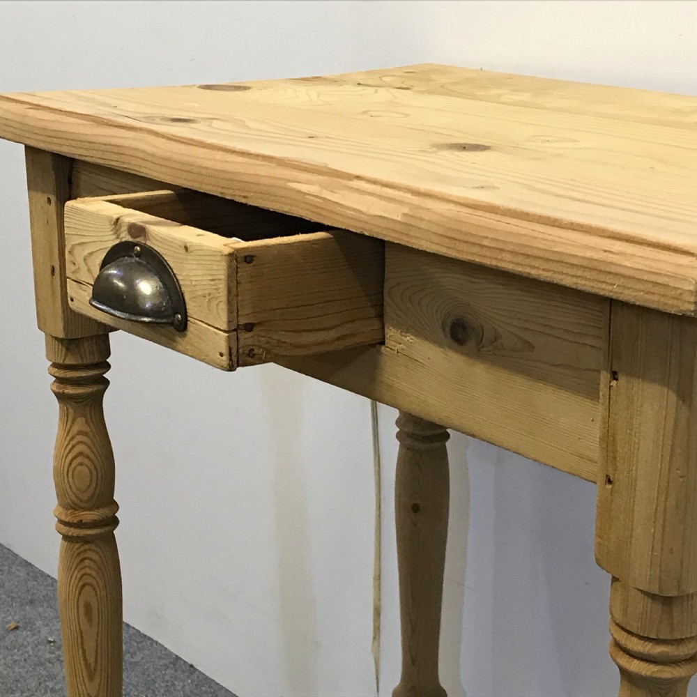 SMALL ANTIQUE PINE  SIDE TABLE View IV
