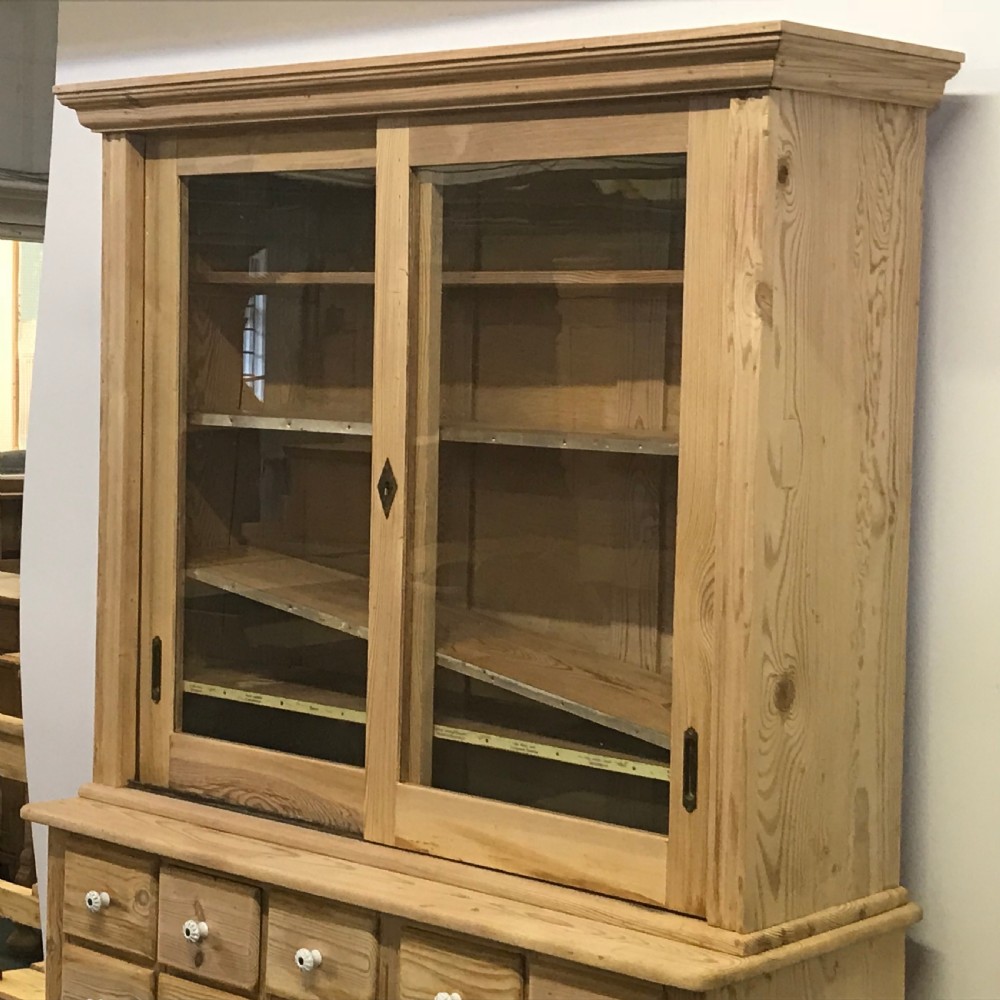Antique Pine Apothecary Cabinet  View III