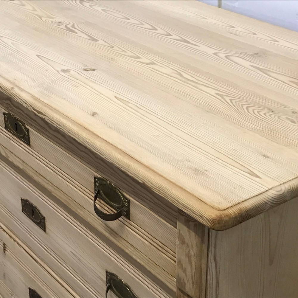 ANTIQUE CONTINENTAL PINE CHEST OF DRAWERS View IV