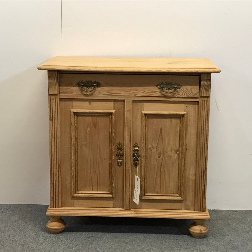 ANTIQUE PINE BEDSIDE CUPBOARD