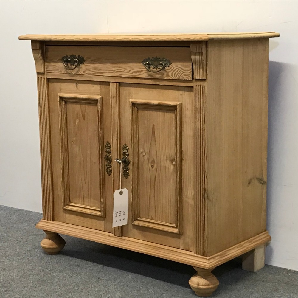 ANTIQUE PINE BEDSIDE CUPBOARD View IV
