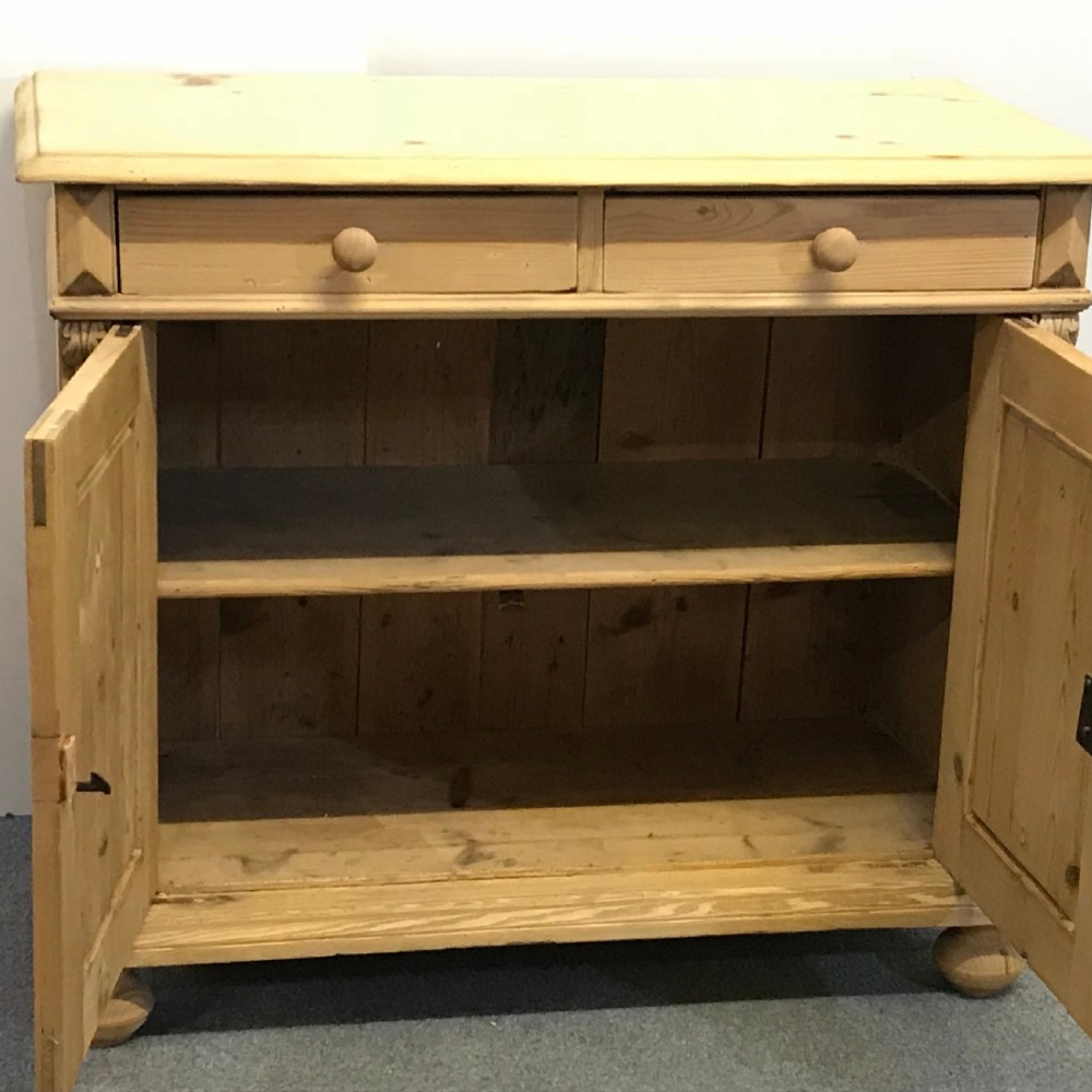 ANTIQUE PINE KITCHEN CUPBOARD View III