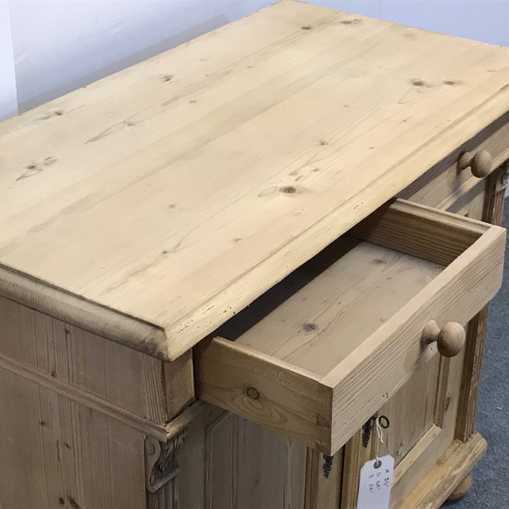 ANTIQUE PINE KITCHEN CUPBOARD View V