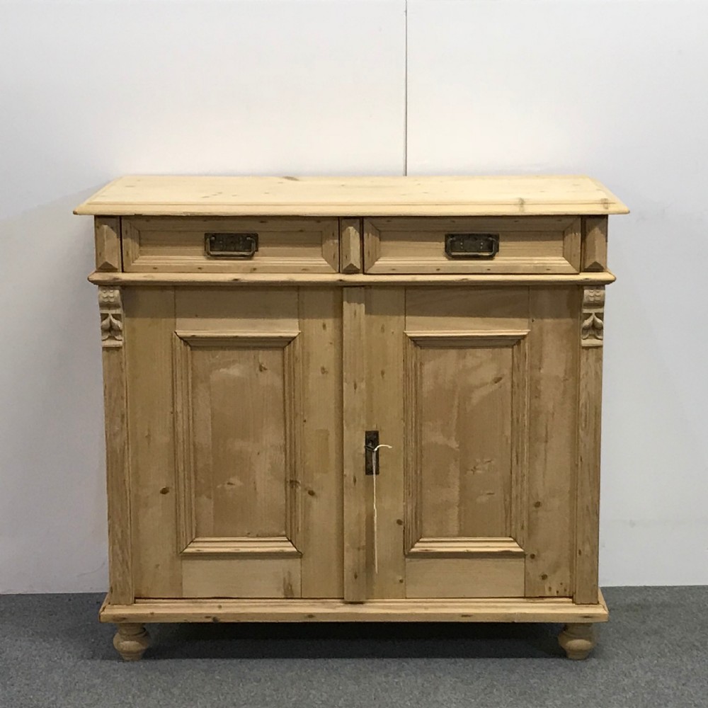 ANTIQUE PINE KITCHEN STORAGE CUPBOARD